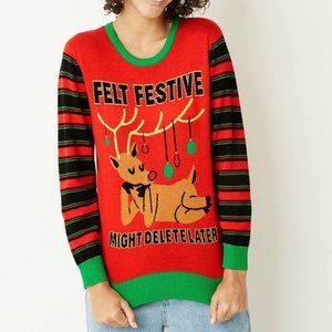 NWT Women's Holiday Festive Christmas Sweater - SKU: K